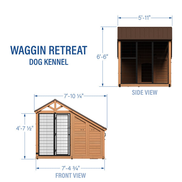 Waggin' Retreat Dog Kennel