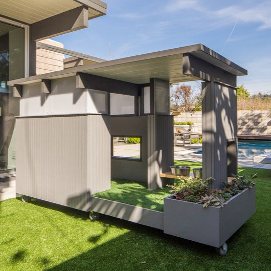 Modern Dog House. Beam House-Eichler Inspired