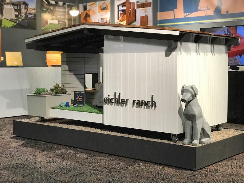 Modern Dog House. Mid Century Eichler Ranch