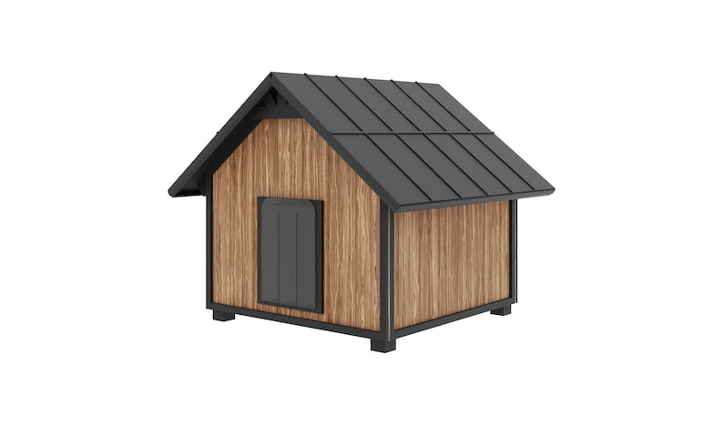 Modern Dog House. Simple Insulated Dog House