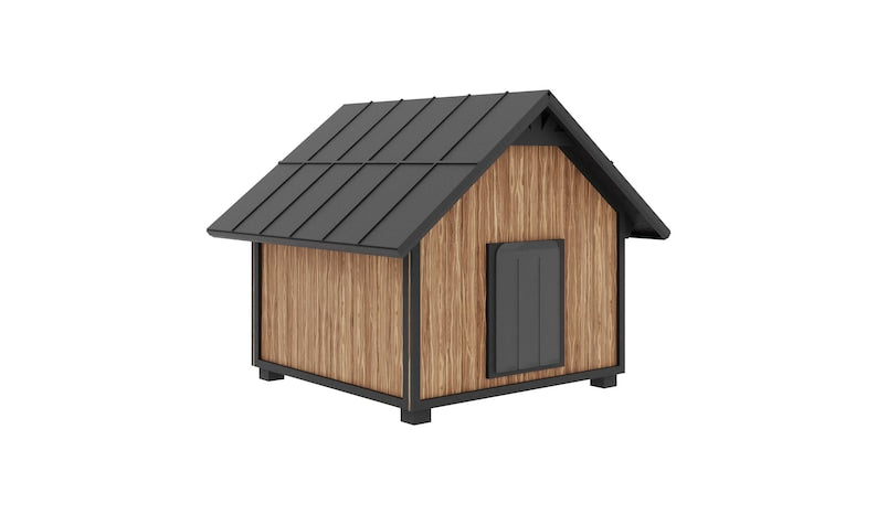 Modern Dog House. Simple Insulated Dog House